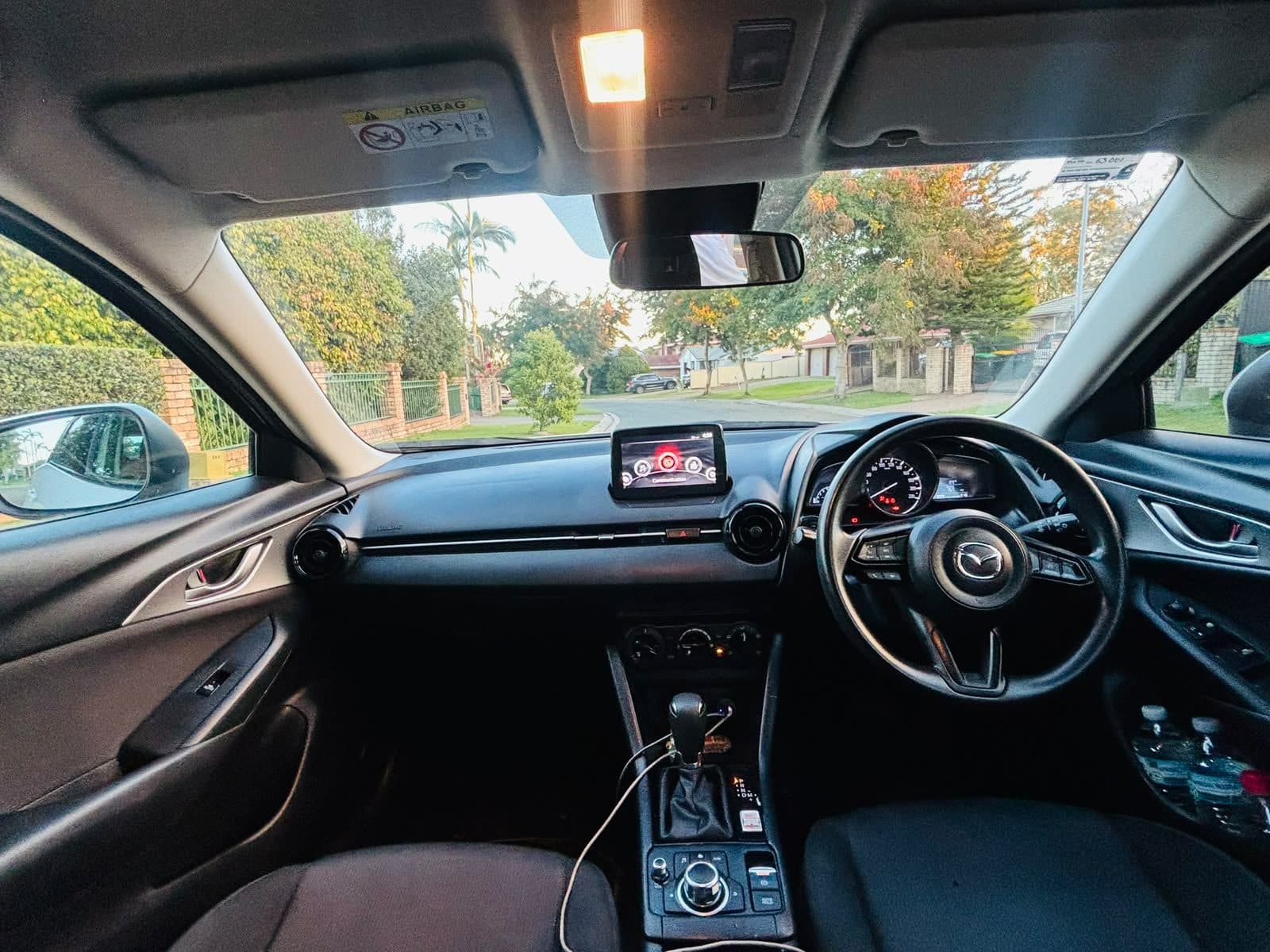 White 2018 Mazda CX-3 parked on a suburban street, photo 5